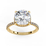 Queen of Diamonds Solitaire Ring