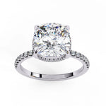 Queen of Diamonds Solitaire Ring