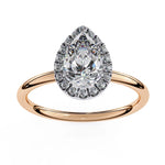 Eclectic Diamond Solitaire Ring