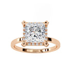 Romantic Solitaire Diamond Finger Ring