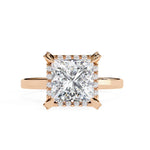 Romantic Solitaire Diamond Finger Ring