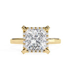 Romantic Solitaire Diamond Finger Ring