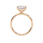 Square charm Solitaire Diamond Finger Ring