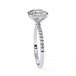 Round Square Diamond Finger Ring