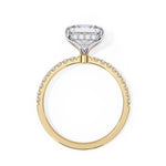 Round Square Diamond Finger Ring