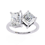 EmeSqu Solitaire Ring