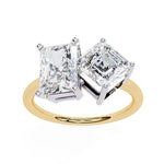 EmeSqu Solitaire Ring