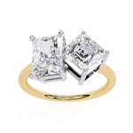 EmeSqu Solitaire Ring