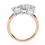 EmeSqu Solitaire Ring