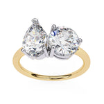 Julia Two Stone Solitaire Ring
