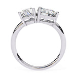 Julia Two Stone Solitaire Ring