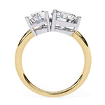Julia Two Stone Solitaire Ring