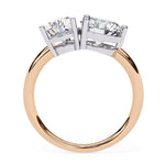 Julia Two Stone Solitaire Ring