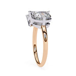 EmeRound Solitaire Ring