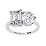 EmeRound Solitaire Ring