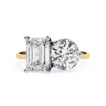 EmeRound Solitaire Ring